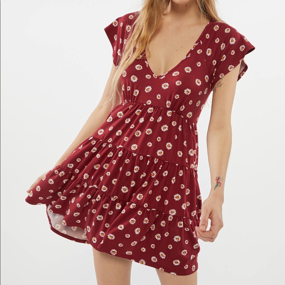 Urban Outfitters Tiered Julia Mini Dress